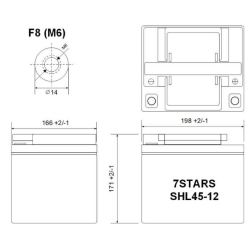 Battery 7STARS SHL45